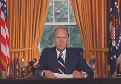 President Ford Announcing Nixon's Pardon